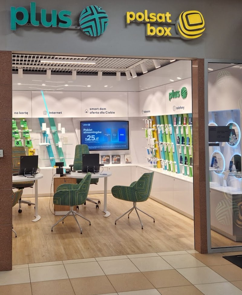 Punkt sprzedaży Plus i Polsat Box