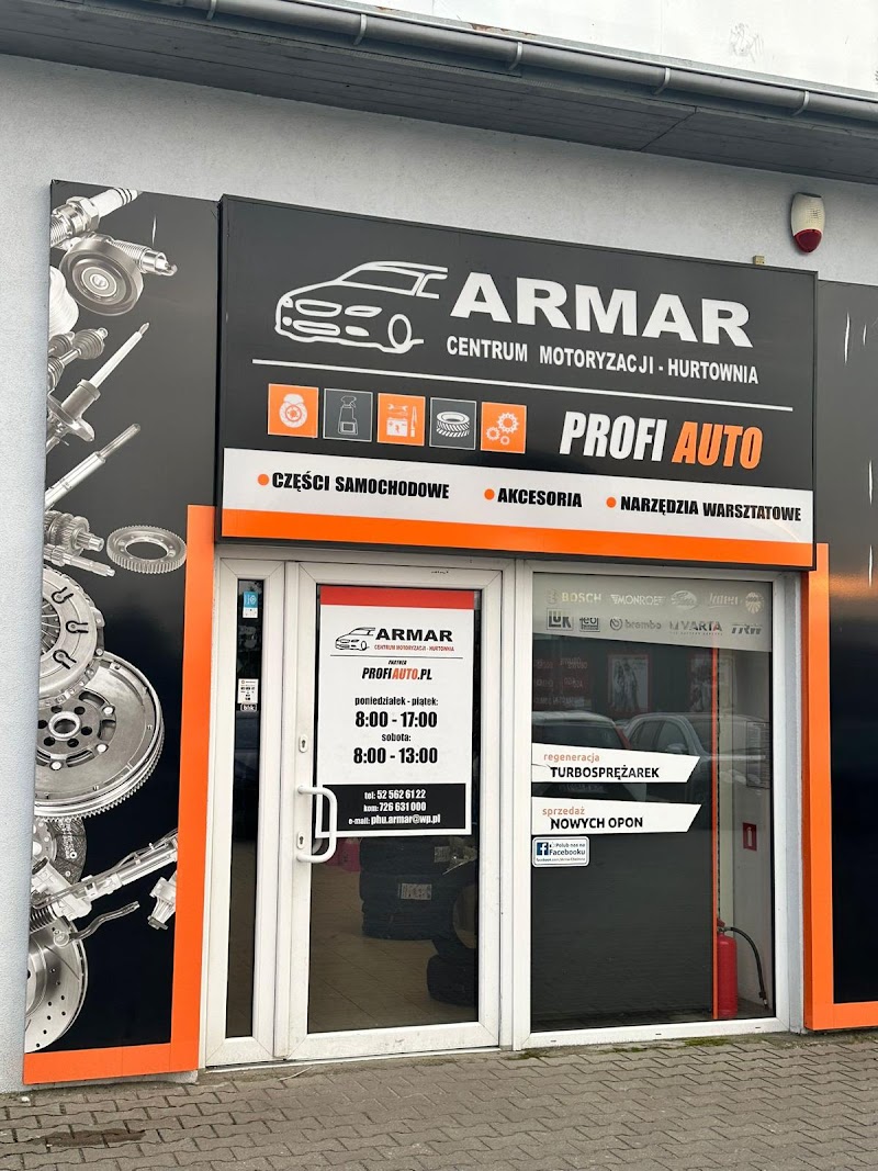 
                            ARMAR 🚗 Sklep motoryzacyjny Świecie | Partner ProfiAuto